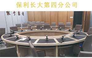 數字會議系統之(zhī)保利長大(dà)第四分公司