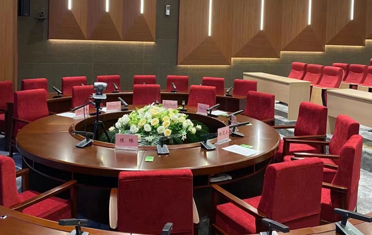 手拉手會議系統案例之(zhī)河南省中原工學院某會議室